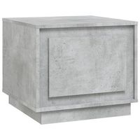 mesa de centro con compartimento abierto diseno moderno y contemporaneo 51 x 50 x 44 cm madera de ingenieria gris dec039300