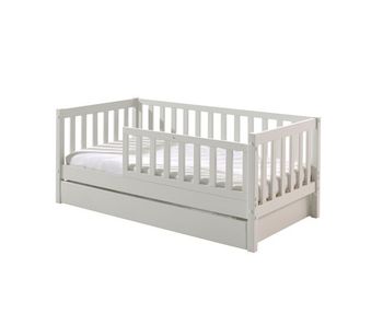 Cama 70x140 con somier y cajón vipack tod - blanco