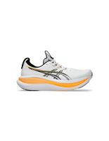 zapatillas de running asics gel-nimbus 28 hombre blanconaranja
