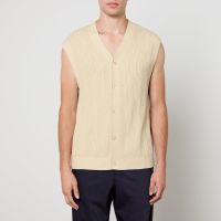 nn07 reece knitted vest - l