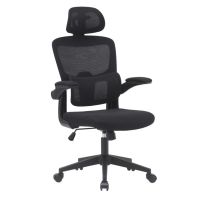 home heavenly aron cadeira de escritorio ergonomica com encosto 3d reforco lombar e bracos rebativeis