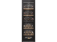 vinoteca - haier hws236gdeh1 natural air flow system temperatura 5 20 236 botellas doble zona iluminacion led 3d wi-fi  negro