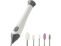 set de manicura y pedicura - medisana mp810 2 pilas aaa 5 accesorios blanco