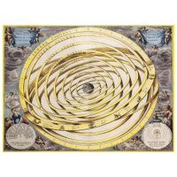 cuadro lienzo - mapa antiguo no 14 cm 80x100
