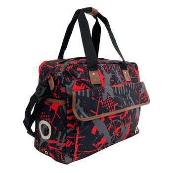 Alforja Para Bicicleta Fire Rojo Y Negro 19 L Willex