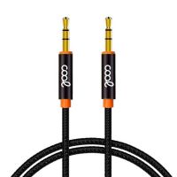 cool cable de audio jack 35 mm machomacho 1m nylon negro