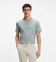 boss para hombre 50508243 camiseta tegood gris m casual algodon manga corta