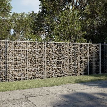 Cesta De Gaviones | Gavión Para Piedras | Gavión Decorativo Con Cubierta Hierro Galvanizado 300x50x100 Cm Cfw285505