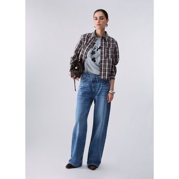 Liu Jo Jeans Jeans rectos con cinturilla asimétrico para mujer