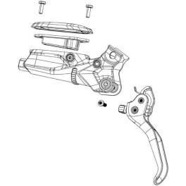 Sram Kit Recambio Palanca Freno Disco Para G2 Ultimate (a2) Carbono Negro