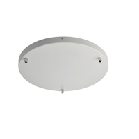 roseta roseta multicable en hierro blanco d 40 con 3 agujeros h3 o40 bl290-pl3-dm40-bco
