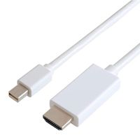 temco cable mini displayport a hdmi 180cm mdp-hdtv cable adaptador mini dp a hdmi 4k 18m thunderbolt 2 mini displayport a hdmi ideal para macbook pro macbook air microsoft surface pro 34