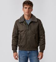 blauer para hombre 26wbluc02241 chaqueta acolchada marshall marron m casual poliamida