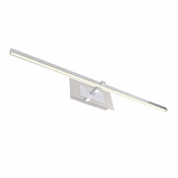 Aplique Led 10w, Metálico, Luz Neutra 4000k, Articulado, 61cm, Cromo Brillo