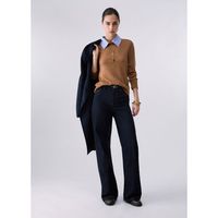liu jo jeans jeans flare con cinturon para mujer
