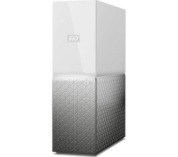 WD My Cloud Home NAS Drive - 6 TB, White, White