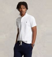 polo ralph lauren para hombre 710548797001 polo de pique slim fit blanco l casual algodon manga corta