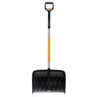 fiskars 1057189 pala de empuje para nieve telescopica x-series