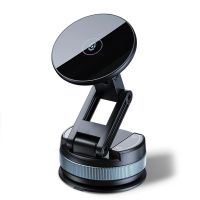 soporte para telefono de coche con succion magnetica y vacia plegable y extensible para parabrisastablero compatible