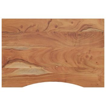 Tablero De Mesa | Tablero De Escritorio | Superficie De Mesa Rectangular Madera Acacia 100x60x2,5 Cm