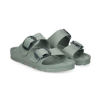 Birkenstock Sandalias Planas Mujer - Verde Talla 41n