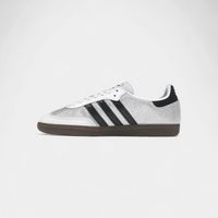 adidas deportivas moda samba og rhinestone crystal white silver womens para hombre