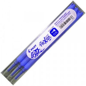 Pilot Refill for Frixion Point 0.5mm Blue PK3