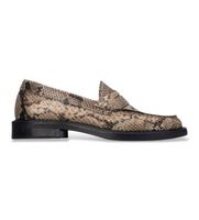 xti para mujer 14602102-serpiente mocasines 146021 taupe 41 1 a 3cm ninguno casual animal print clasico