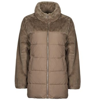 Only Abrigo de plumas ONLWANJA FUR PUFFER MIX COAT CC OTW para mujer