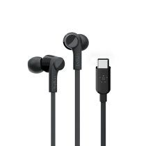 Belkin ROCKSTAR Auriculares AlÃ¡mbrico Dentro de oÃdo Llamadas/MÃºsica USB Tipo C Negro