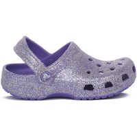 crocs sandalias nina purpchunky glitter para nina
