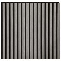 paneles de pared 8 uds 605 x 60 cm gris vidaxl