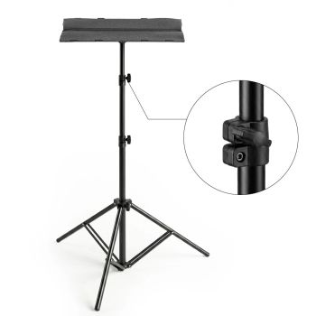 Soporte de trípode para proyector BlitzWolf BW-VF6, altura ajustable, soporte de piso plegable para proyector, bandeja m