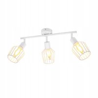 quiring - plafon de metal color blanco 46 cm e14