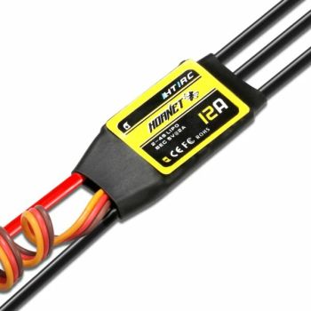Htirc Serie Hornet 12A 2-4S ESC sin escobillas con BEC 5V/2A para modelos RC