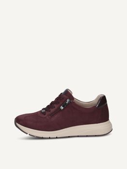 CAPRICE Sneaker, red, made of Leather, Size 36