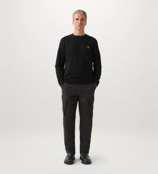 Belstaff para hombre. 106568 Sudadera negro (M), Casual, Algodón