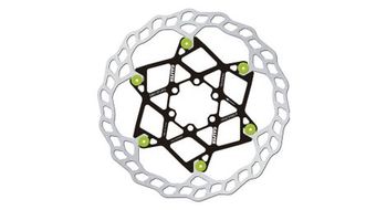 Galfer floating disc wave 6 bolt  green pins