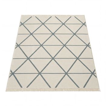 Alfombra reversible Skyla gris  140x200 cm