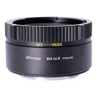 adaptador de lente xpimage b4 a montura e para lentes de transmision b4 de 23 pulgadas a camaras de video profesionales sony e mount y camaras de cine