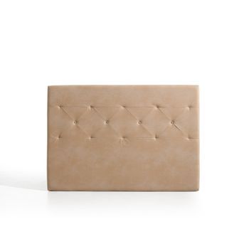 Cabecero Zafiro Para Cama De 80 De Tela Camel 115x115x8. Matris