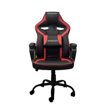 Silla Gaming Infiniton Gseat-ts Respaldo Reclinable 120kg Rojo 115-123,5x64,7x34-52,2 Cm