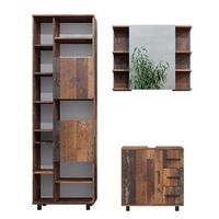 conjunto de muebles de bano ilias 3 piezas con mueble bajo 60 cm vicco