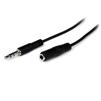 Cable Audio Minijack 3.5mm. Macho-Hembra 1.5m
