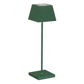 Lámpara mesa led rossini illuminazione aluminio verde bosque 2.2w