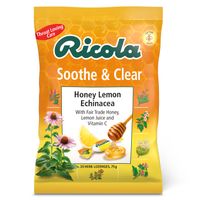 ricola soothe  clear honey lemon and echinac