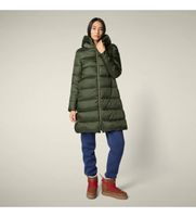 save the duck para mujer d40279w-iris21 abrigo lysa verde m casual nylon