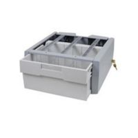 cajon de almacenamiento ergotron 97-992 grisblanco para carritos informaticos 1 kg