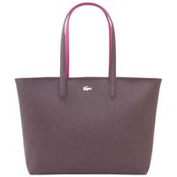 lacoste bolsa bolso tote con cremallera anna oxalis rubine para mujer