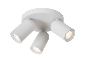 Foco de techo de metal 3xgu10 (mr16), blanco